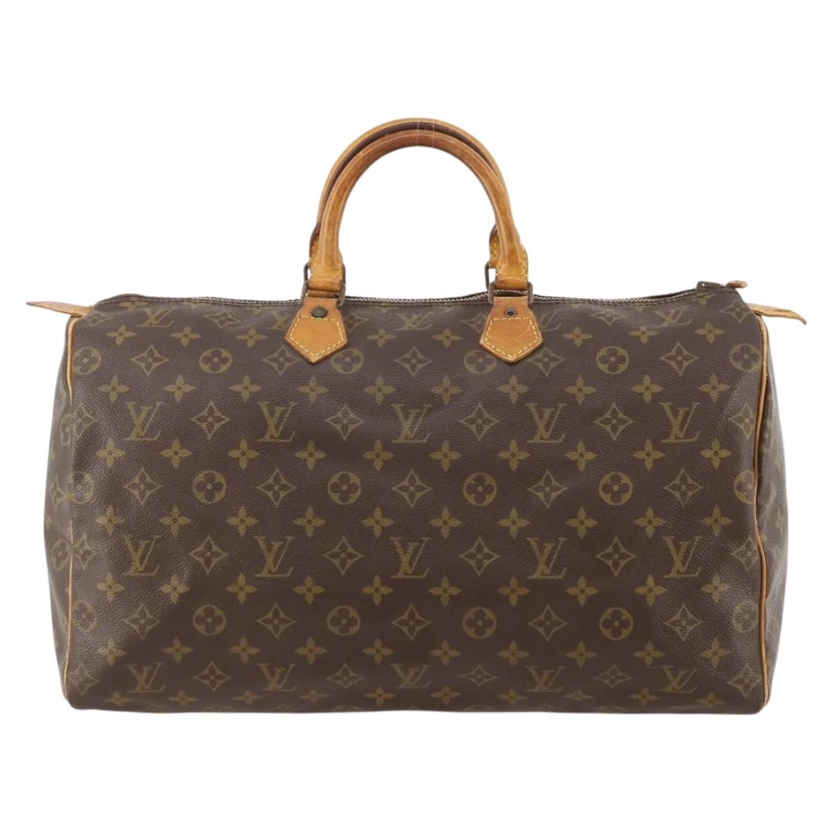 LOUIS VUITTON Monogram Speedy 40 Hand Bag M41522 LV Auth 183304