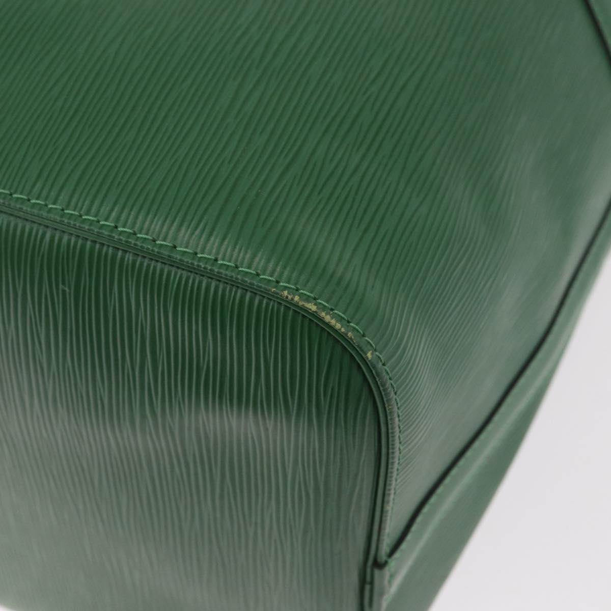 LOUIS VUITTON Epi Keepall 45 Boston Bag Green M42974 LV Auth 183311SAV
