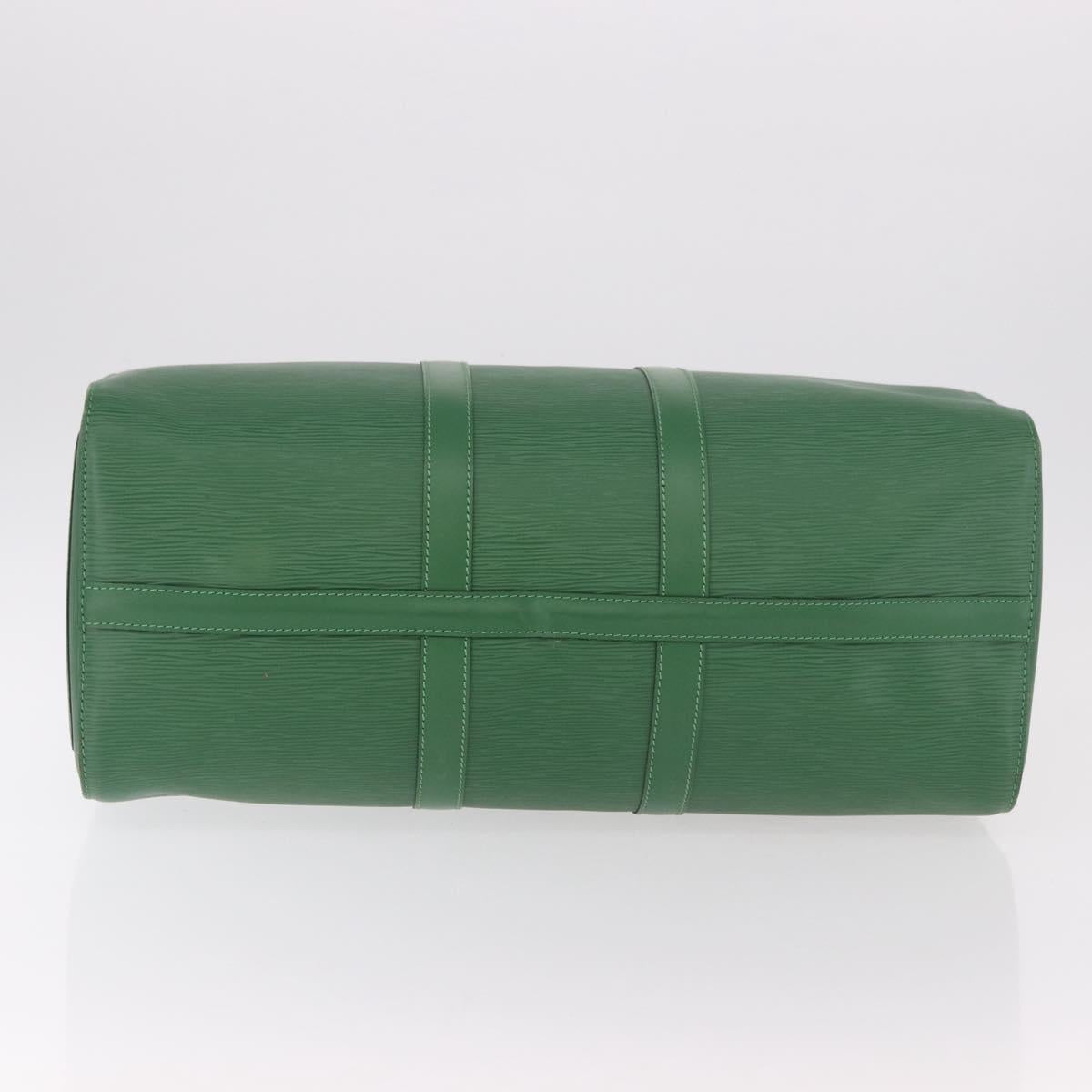 LOUIS VUITTON Epi Keepall 45 Boston Bag Green M42974 LV Auth 183311SAV