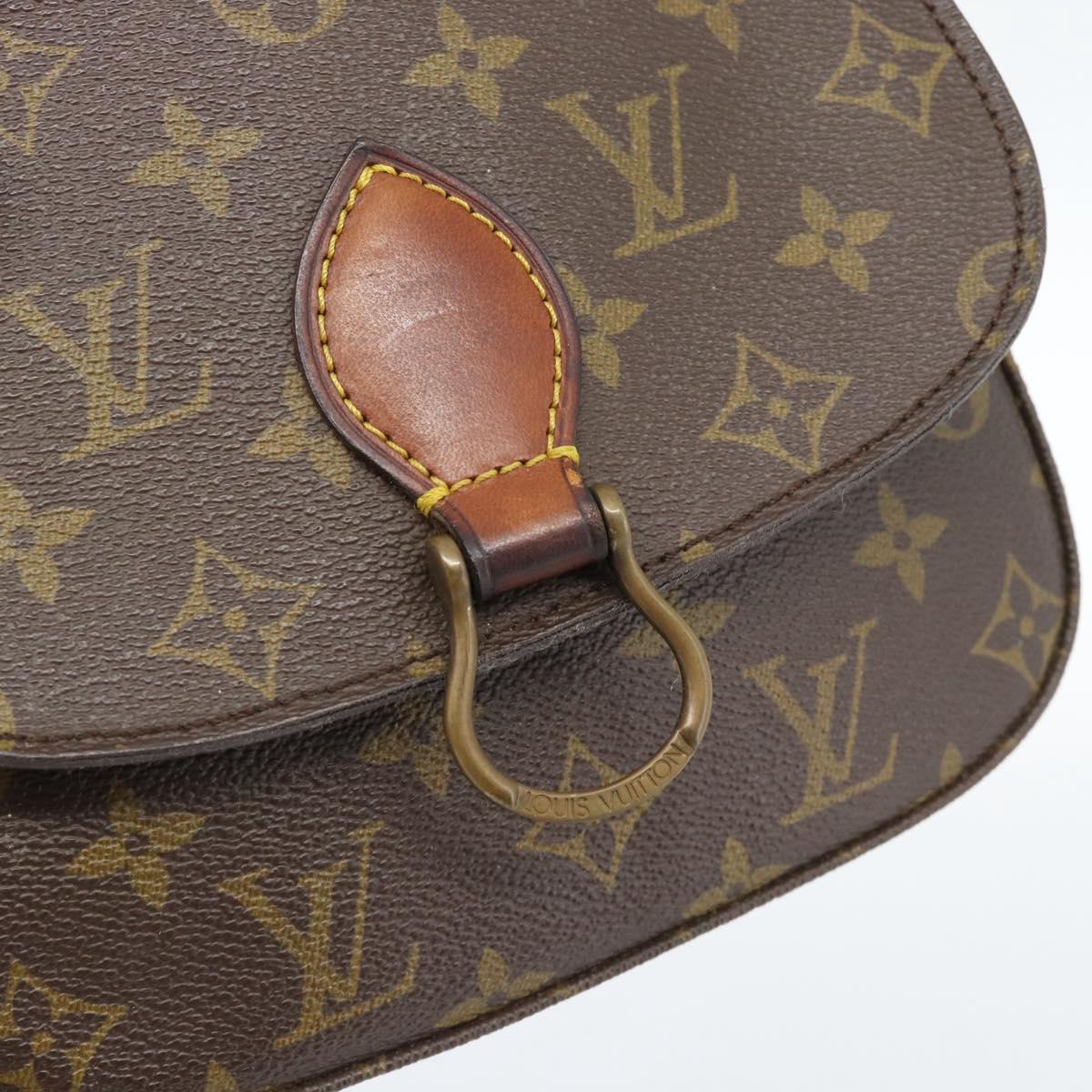 LOUIS VUITTON Monogram Saint Cloud MM Shoulder Bag M51243 LV Auth 183314