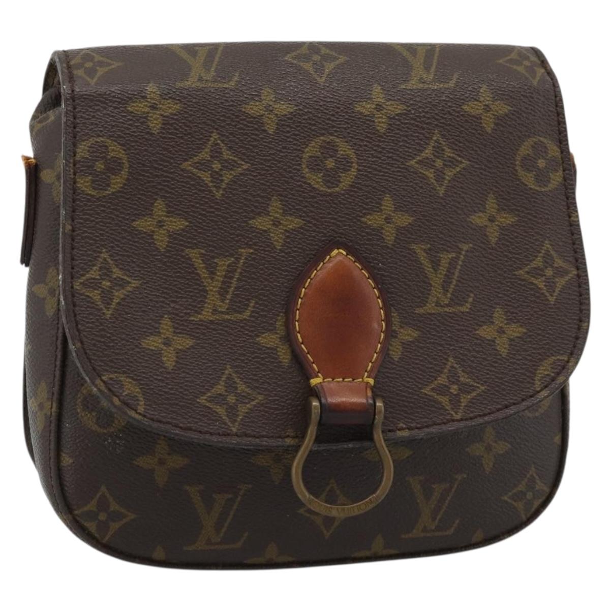 LOUIS VUITTON Monogram Saint Cloud MM Shoulder Bag M51243 LV Auth 183314