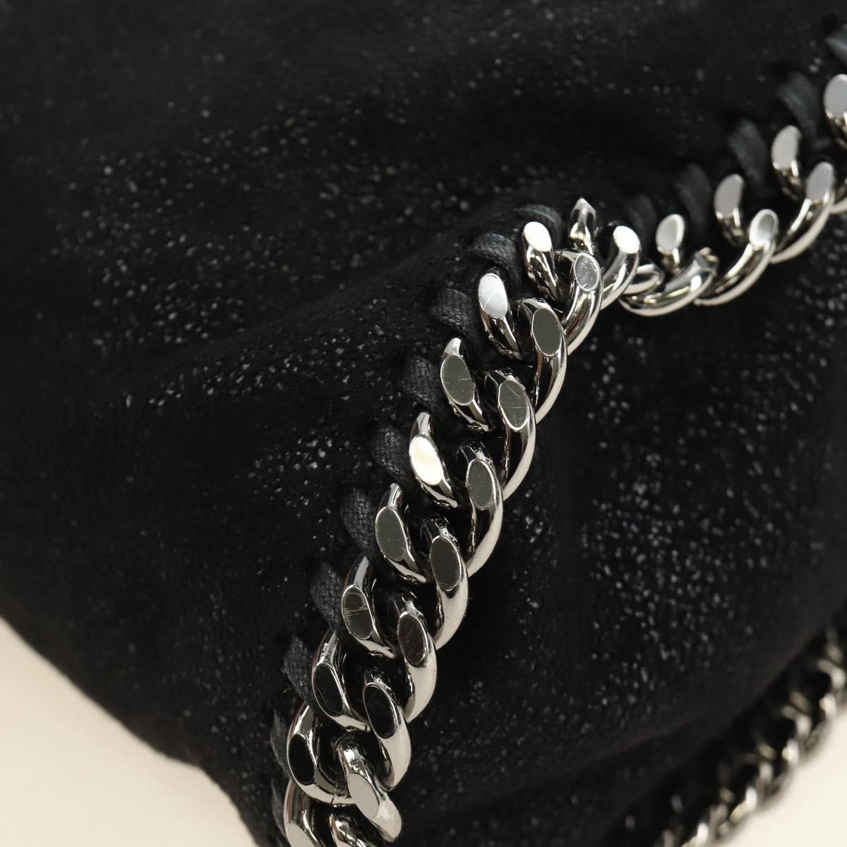 Stella MacCartney Chain Falabella Bag polyester 2way Black 512064 Auth 183338V