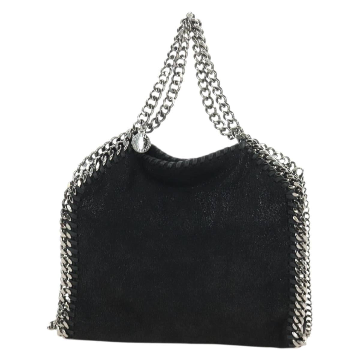 Stella MacCartney Chain Falabella Bag polyester 2way Black 512064 Auth 183338V
