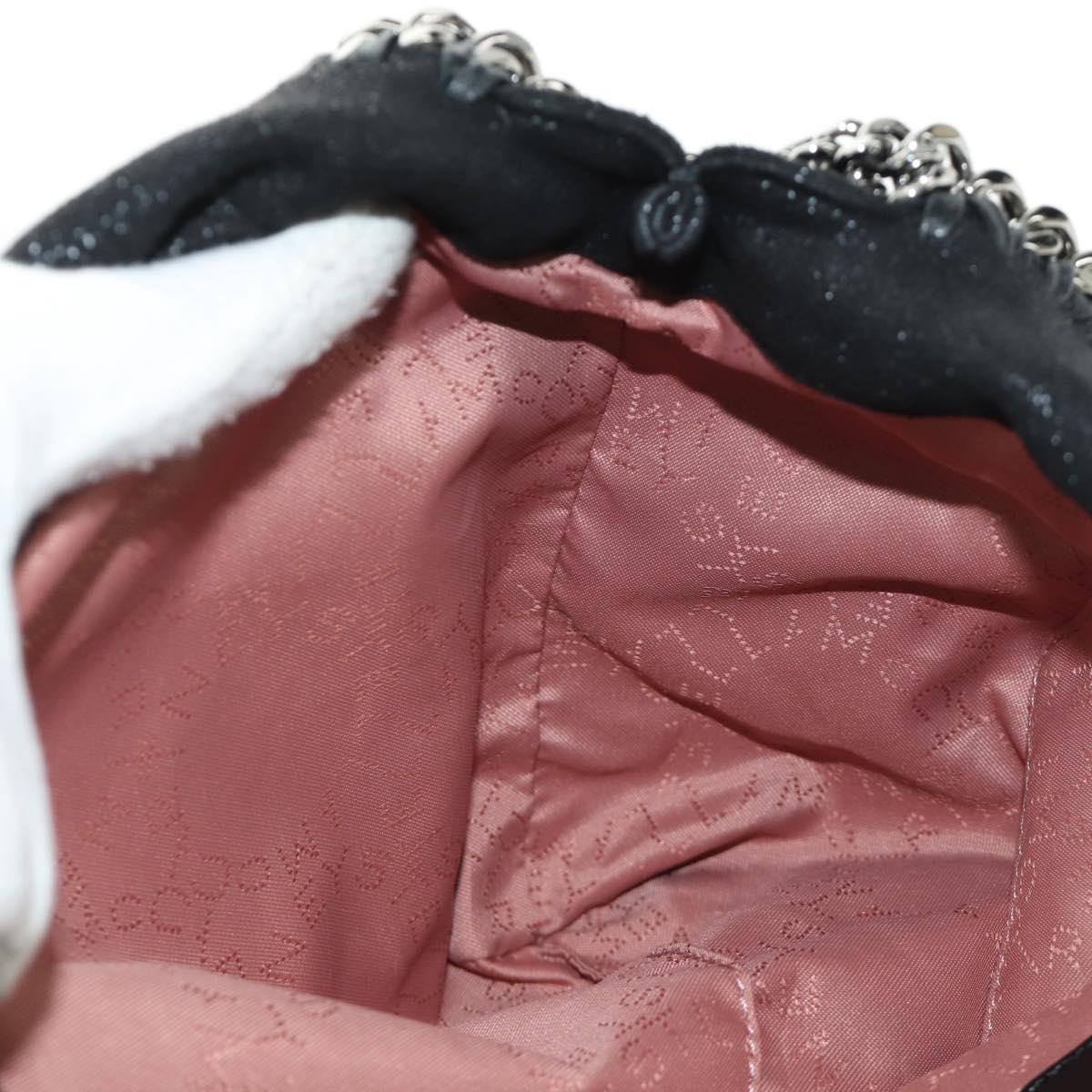 Stella MacCartney Chain Falabella Bag polyester 2way Black 512064 Auth 183338V