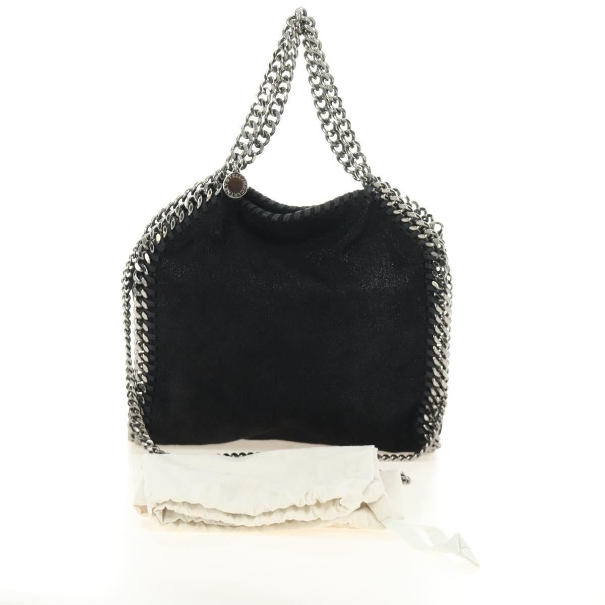 Stella MacCartney Chain Falabella Bag polyester 2way Black 512064 Auth 183338V