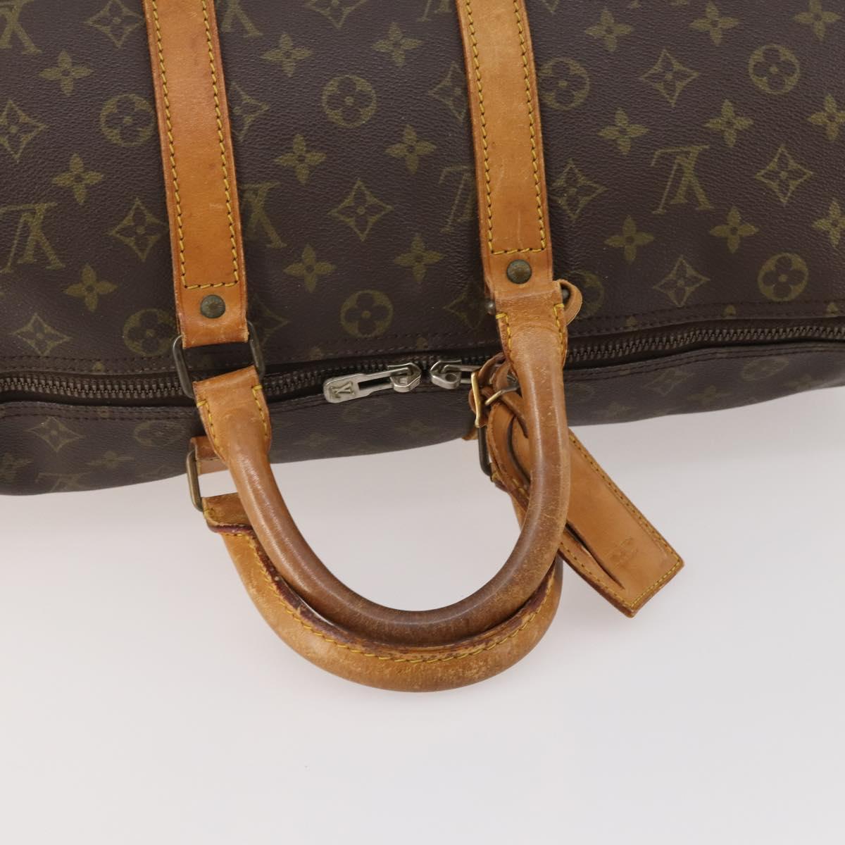 LOUIS VUITTON Monogram Keepall 45 Boston Bag M41428 LV Auth 183343