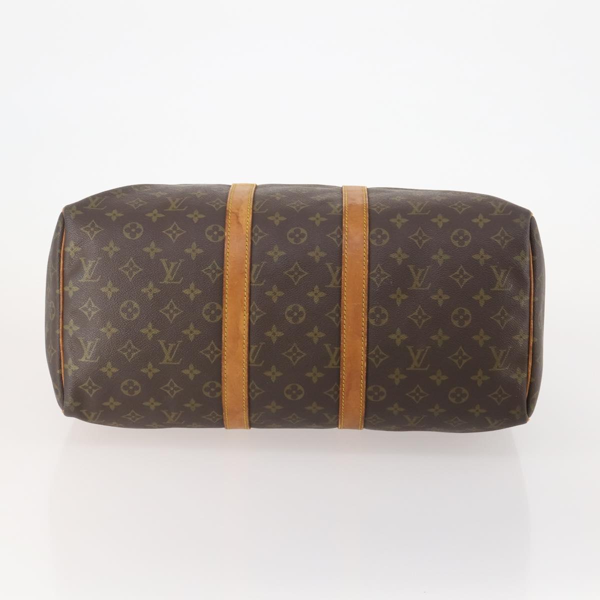 LOUIS VUITTON Monogram Keepall 45 Boston Bag M41428 LV Auth 183343