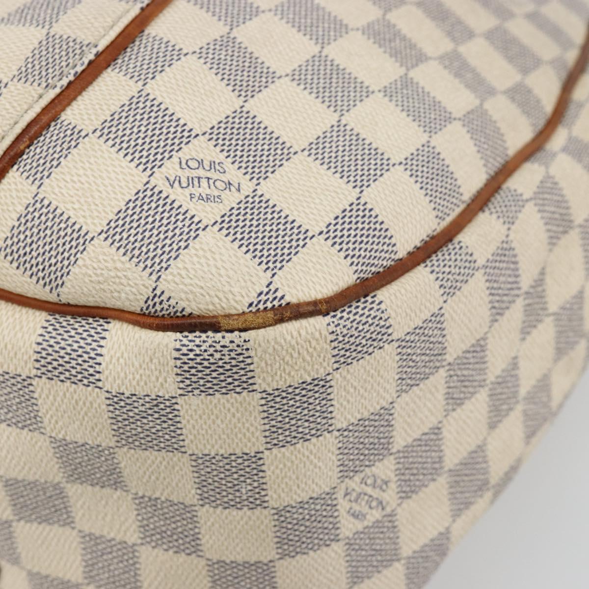 LOUIS VUITTON Damier Azur Galliera PM Shoulder Bag N55215 LV Auth 183344