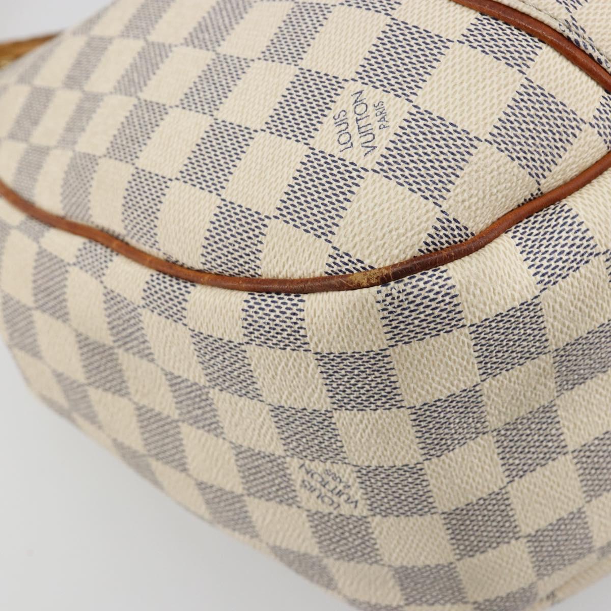 LOUIS VUITTON Damier Azur Galliera PM Shoulder Bag N55215 LV Auth 183344