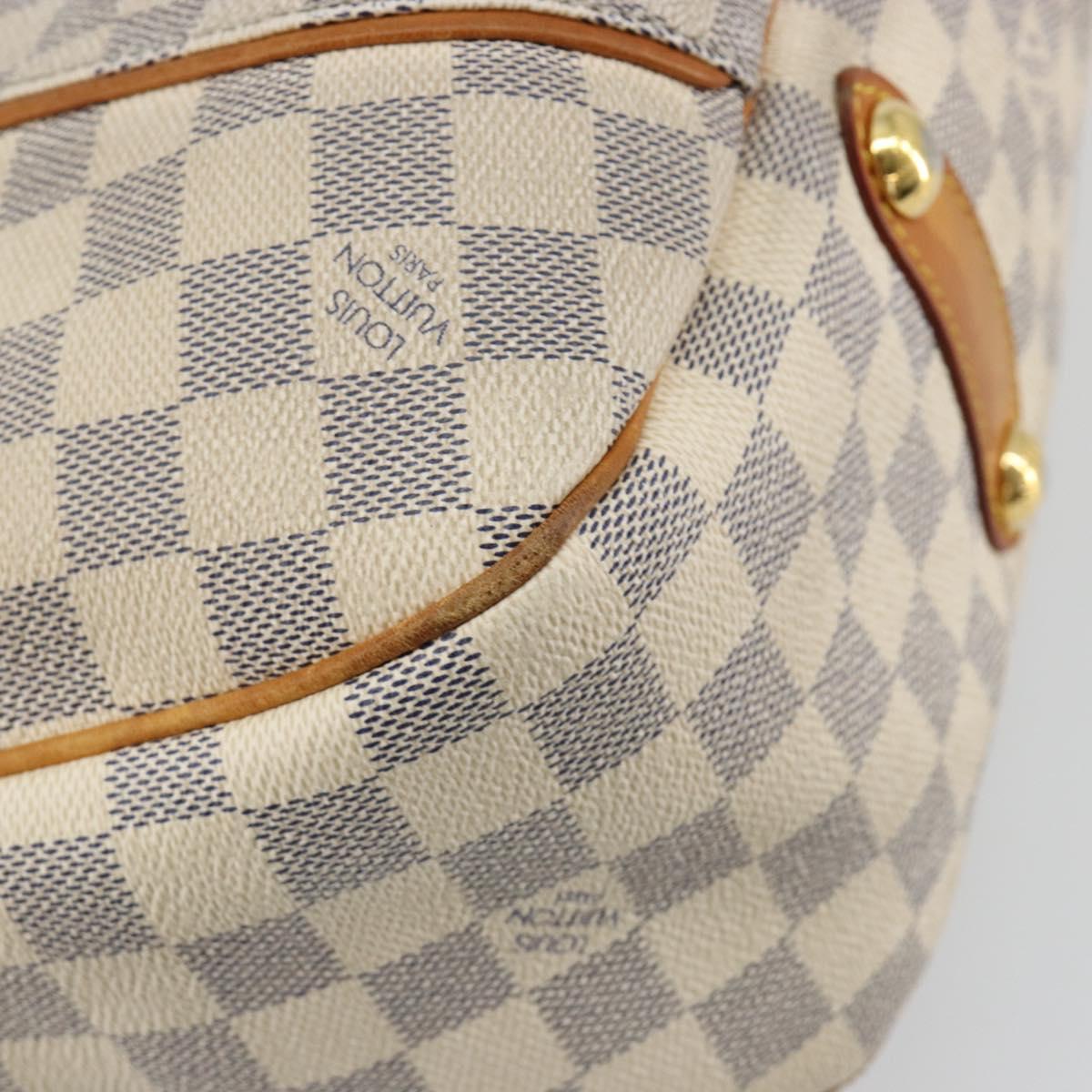 LOUIS VUITTON Damier Azur Galliera PM Shoulder Bag N55215 LV Auth 183344