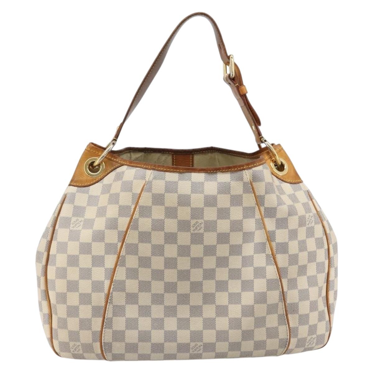 LOUIS VUITTON Damier Azur Galliera PM Shoulder Bag N55215 LV Auth 183344