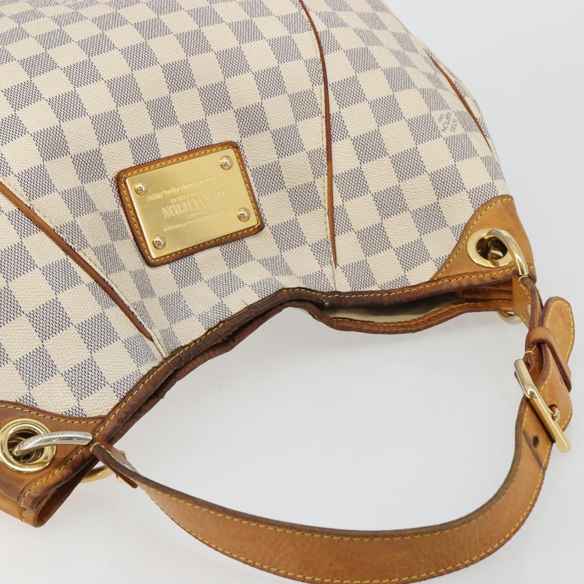 LOUIS VUITTON Damier Azur Galliera PM Shoulder Bag N55215 LV Auth 183344