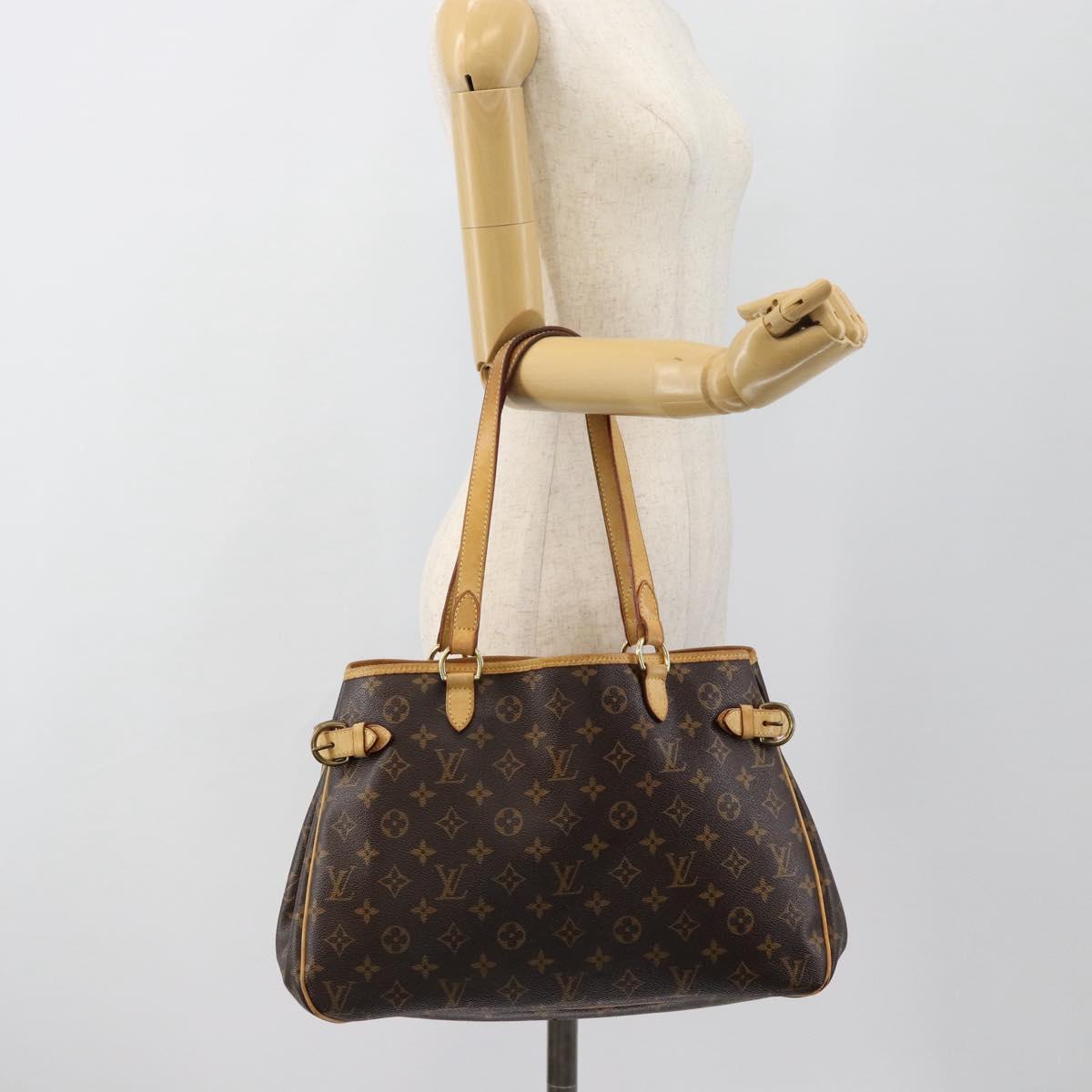 LOUIS VUITTON Monogram Batignolles Horizontal Tote Bag M51154 LV Auth 183345A