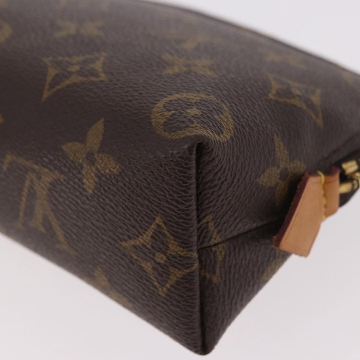 LOUIS VUITTON Monogram Pochette Cosmetic PM Pouch M43998 LV Auth 183346
