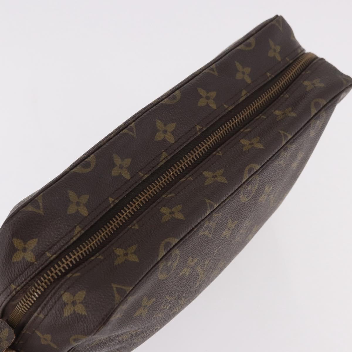 LOUIS VUITTON Monogram Trousse Toilette 28 Clutch Bag M47522 LV Auth 183356