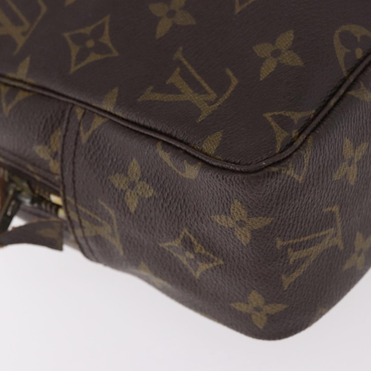 LOUIS VUITTON Monogram Trousse Toilette 28 Clutch Bag M47522 LV Auth 183356