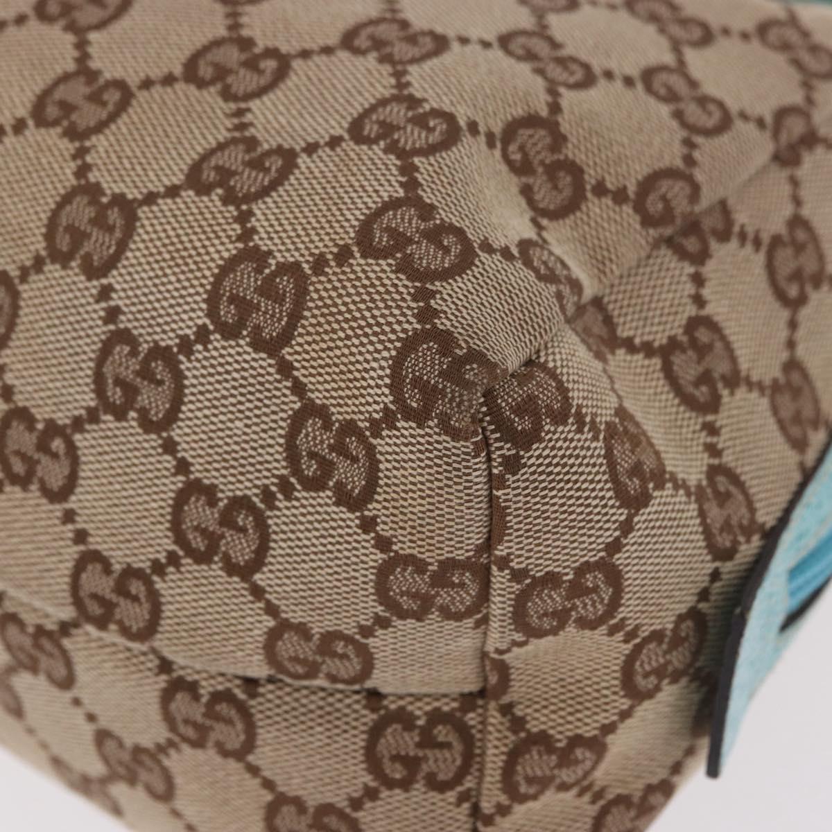 GUCCI GG Canvas Hand Bag Beige 124542 2888 Auth 183365A