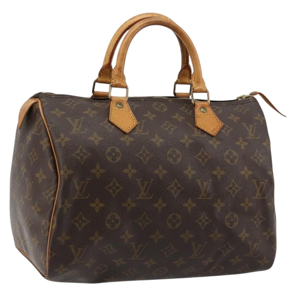 LOUIS VUITTON Monogram Speedy 30 Hand Bag M41526 LV Auth 183368A