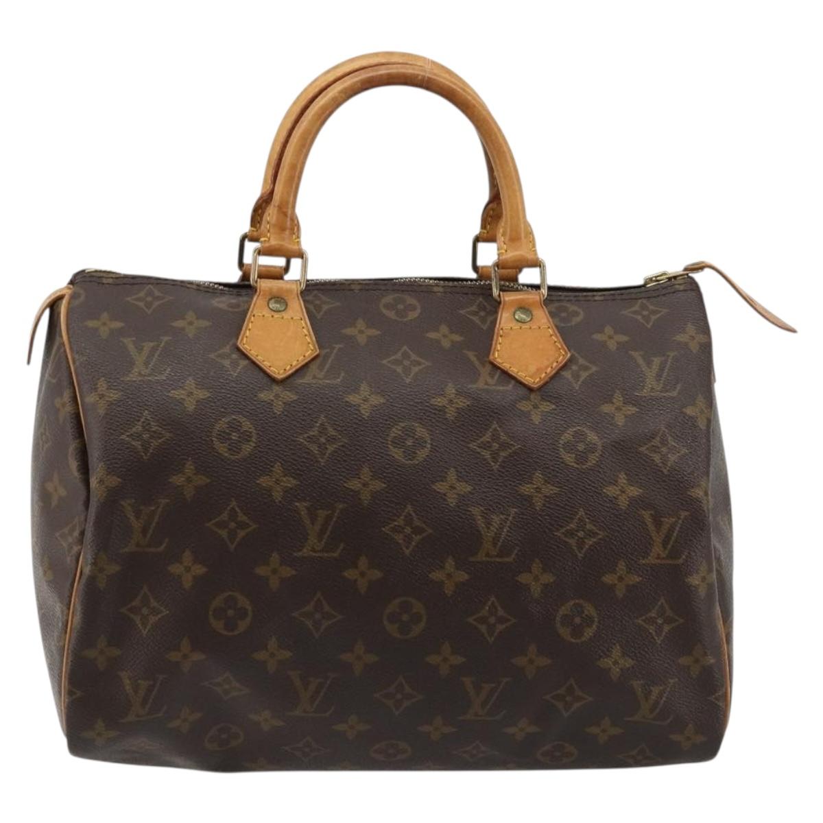 LOUIS VUITTON Monogram Speedy 30 Hand Bag M41526 LV Auth 183368A