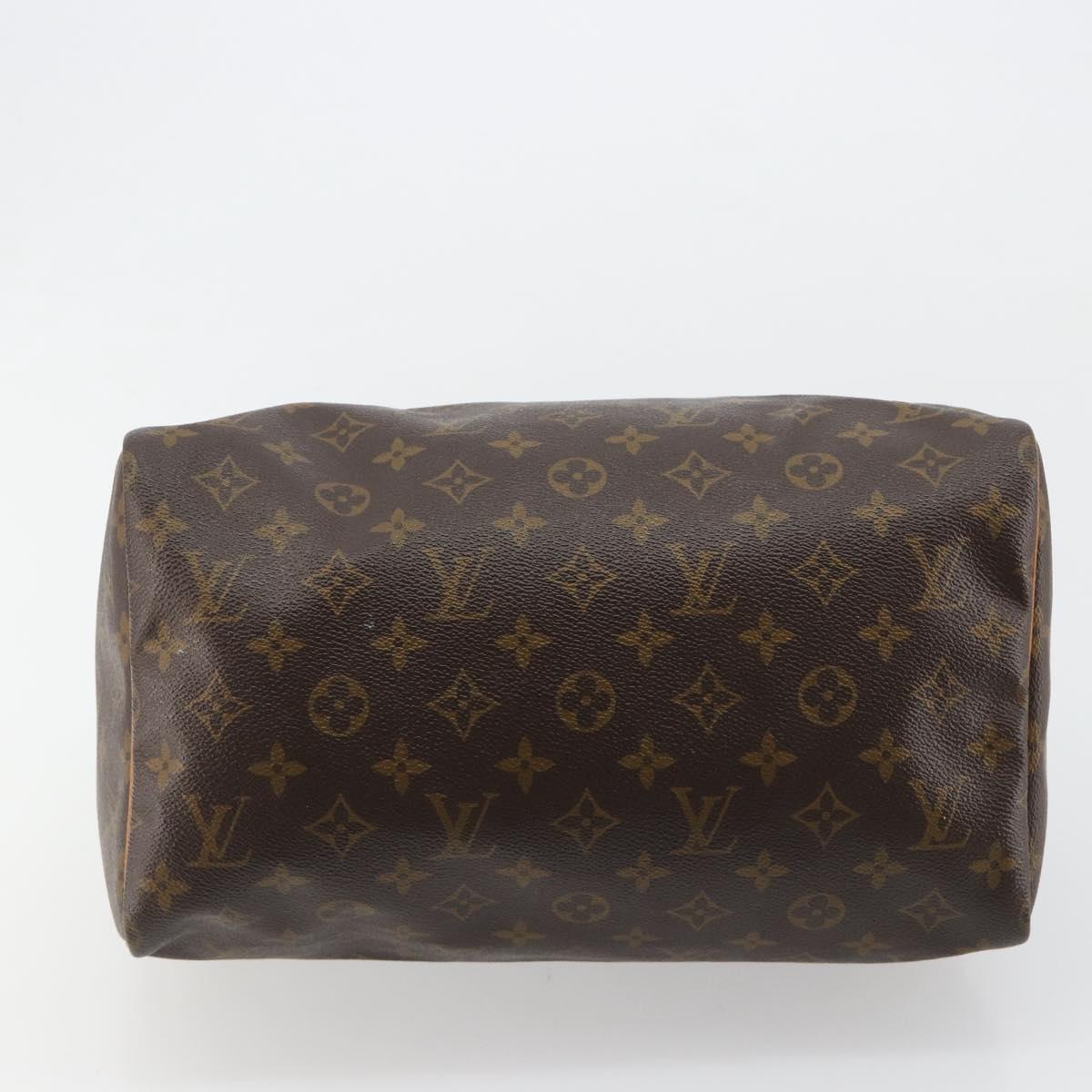 LOUIS VUITTON Monogram Speedy 30 Hand Bag M41526 LV Auth 183368A