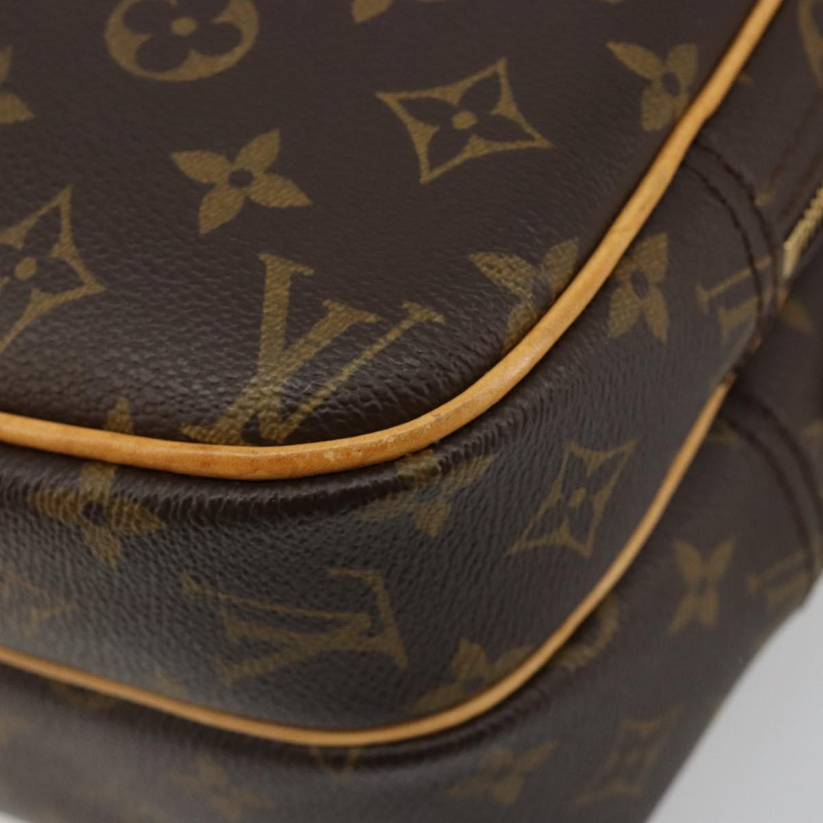LOUIS VUITTON Monogram Reporter PM Shoulder Bag M45254 LV Auth 183370V