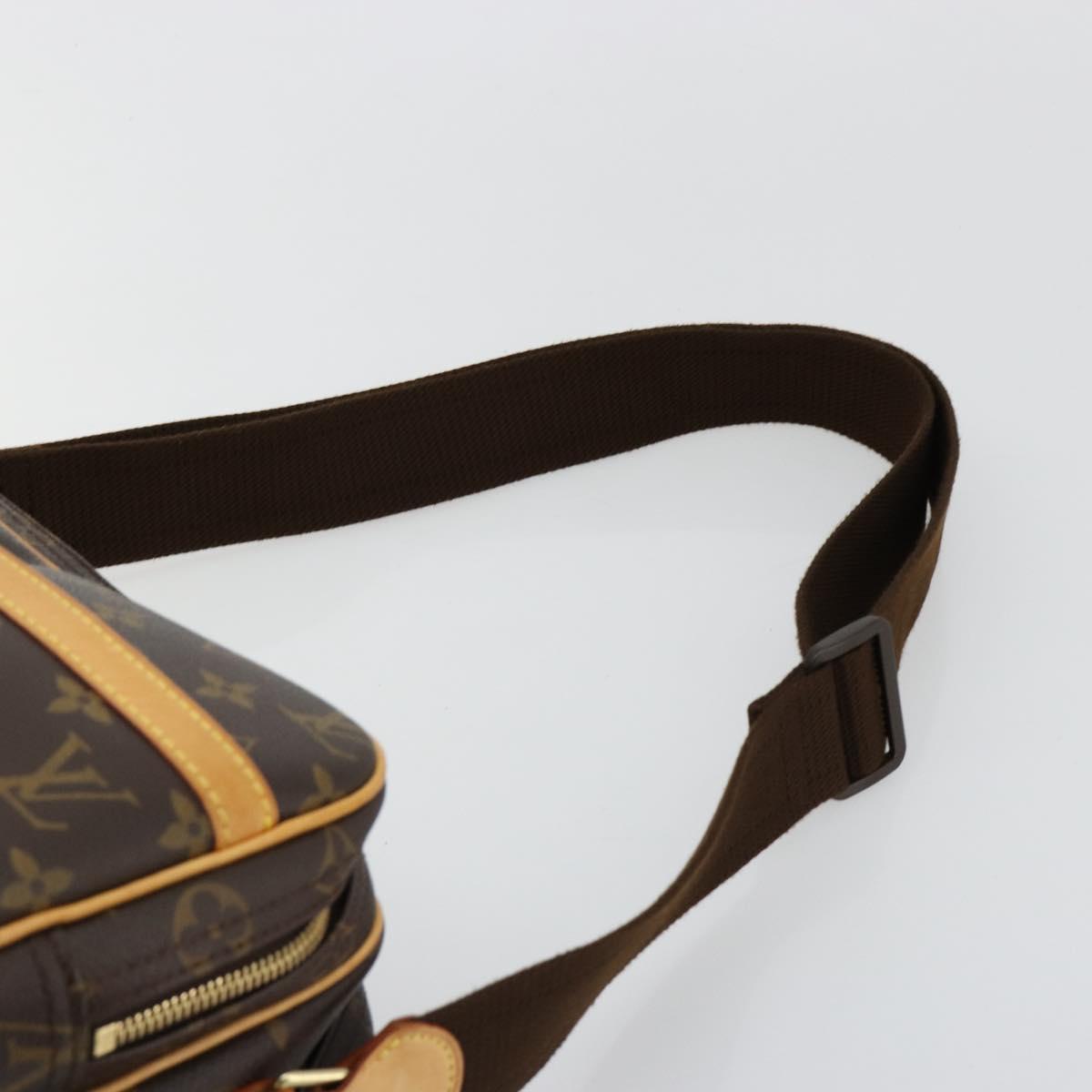 LOUIS VUITTON Monogram Reporter PM Shoulder Bag M45254 LV Auth 183370V