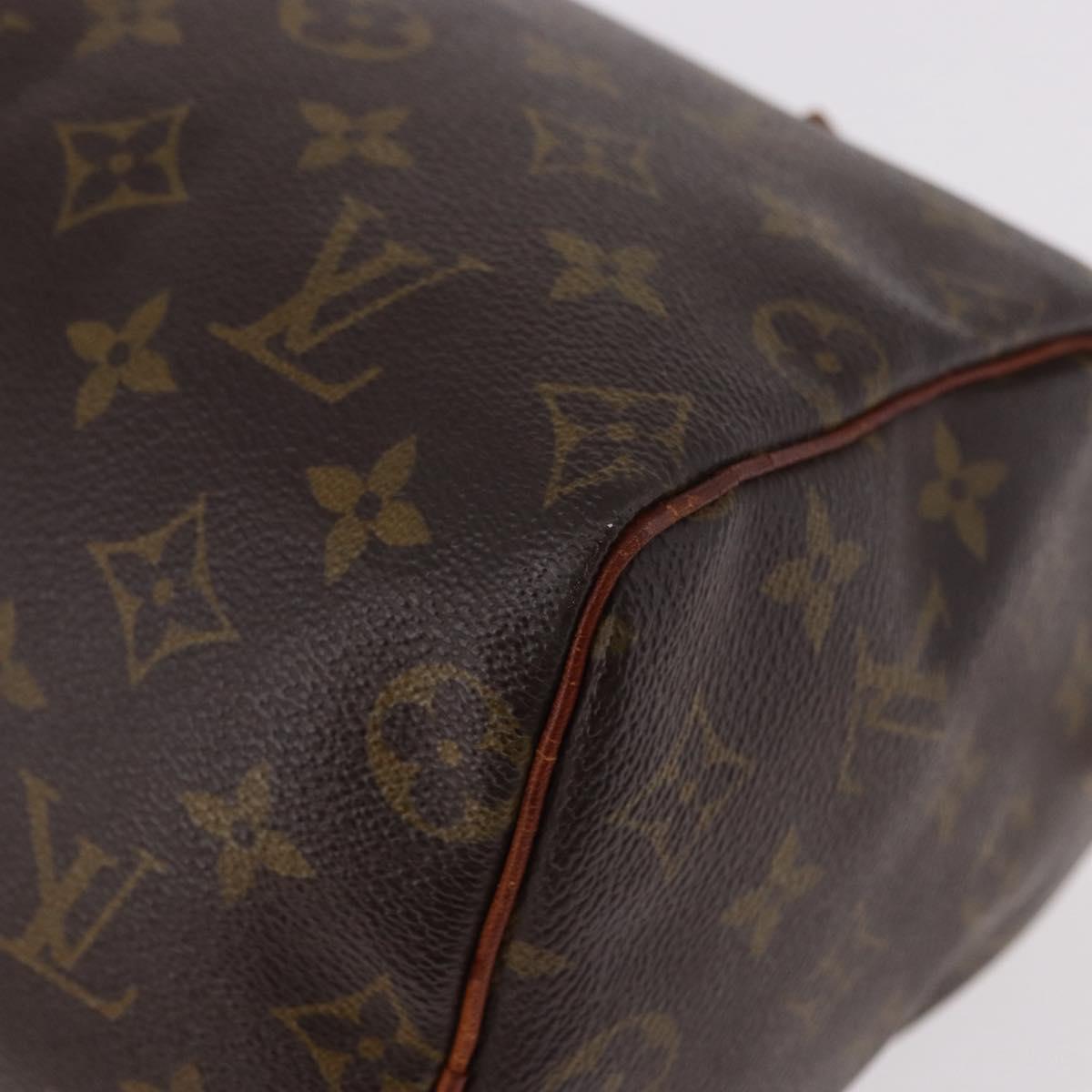 LOUIS VUITTON Monogram Speedy 25 Hand Bag M41528 LV Auth 183379