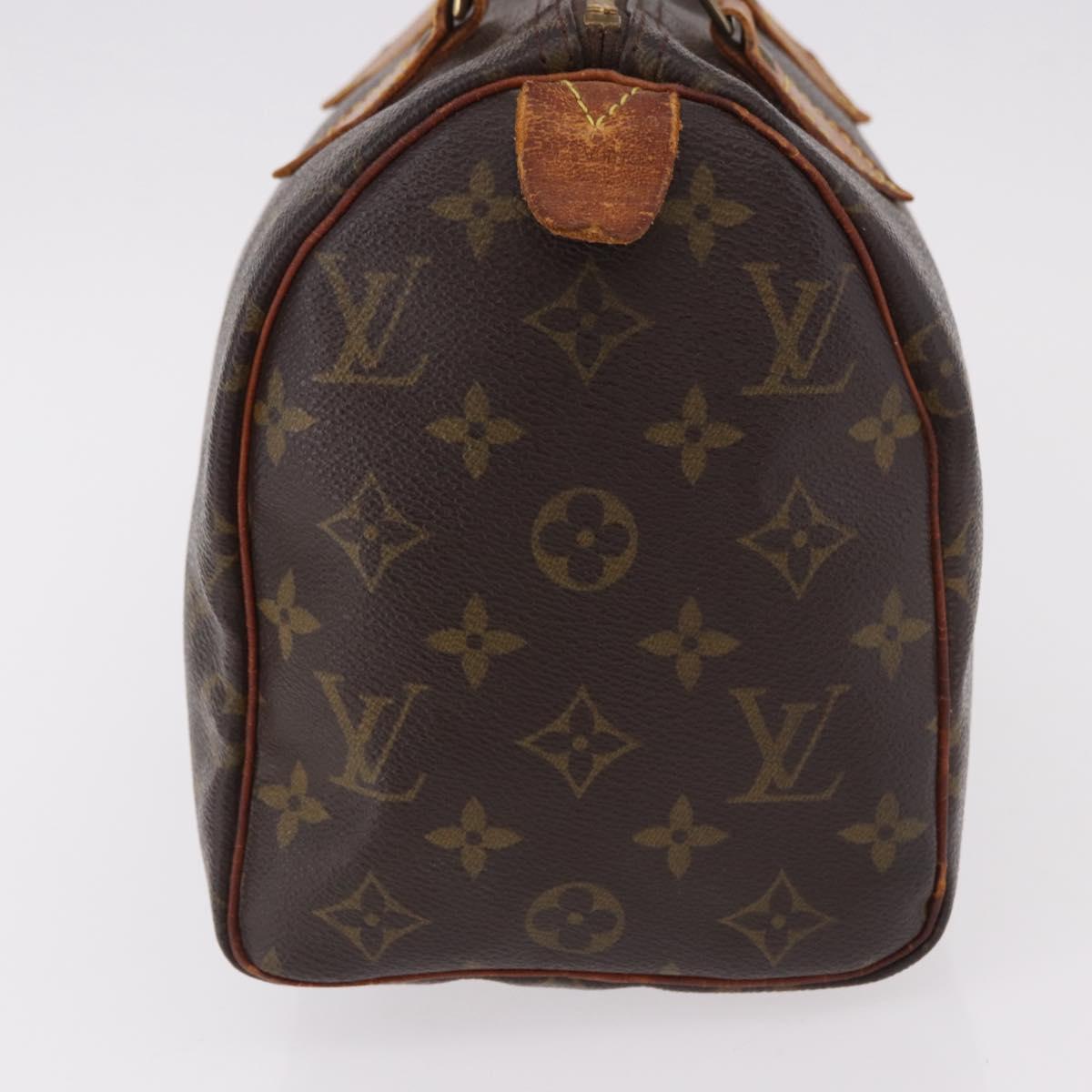 LOUIS VUITTON Monogram Speedy 25 Hand Bag M41528 LV Auth 183379