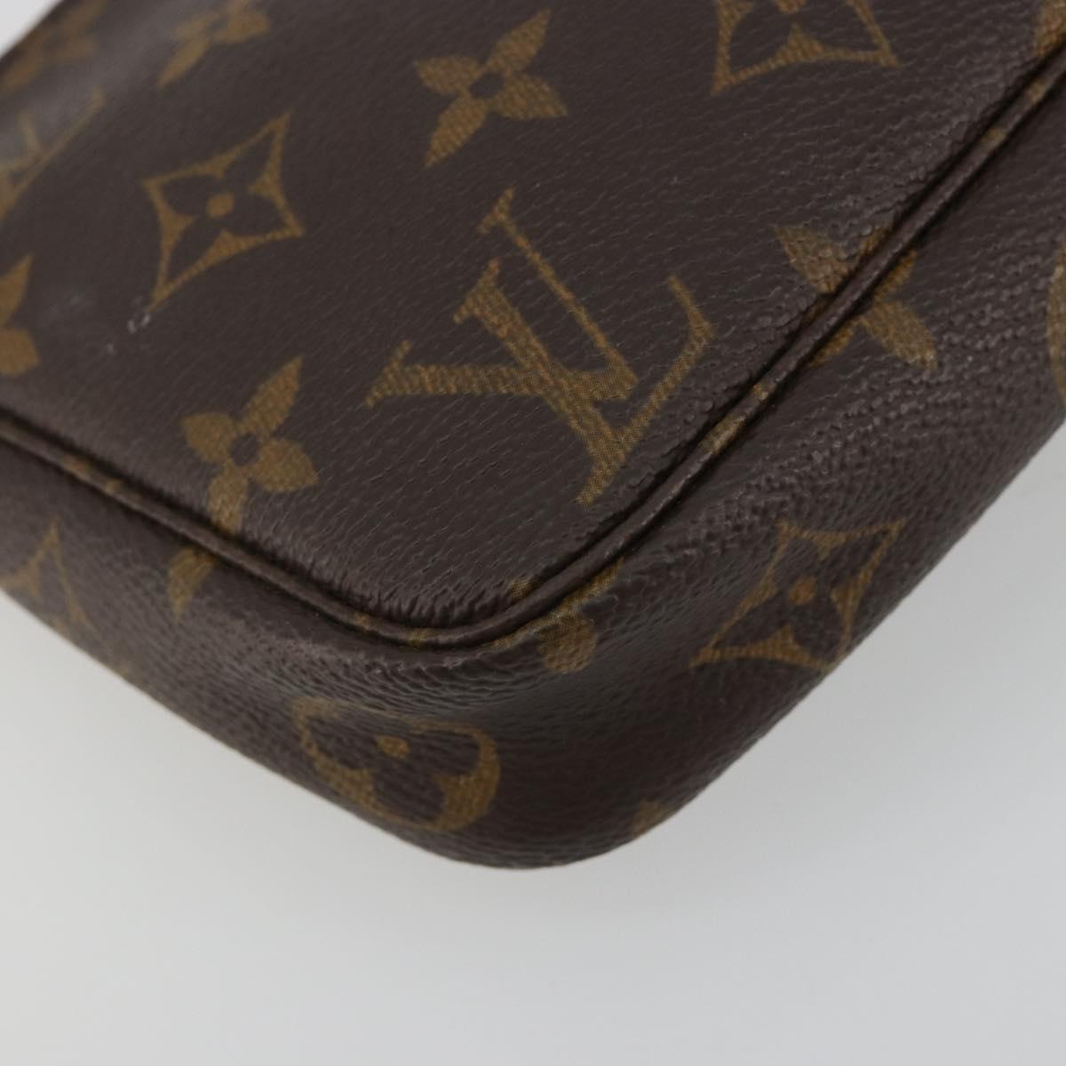 LOUIS VUITTON Monogram Pochette Accessoires Accessory Pouch M51980 Auth 183383
