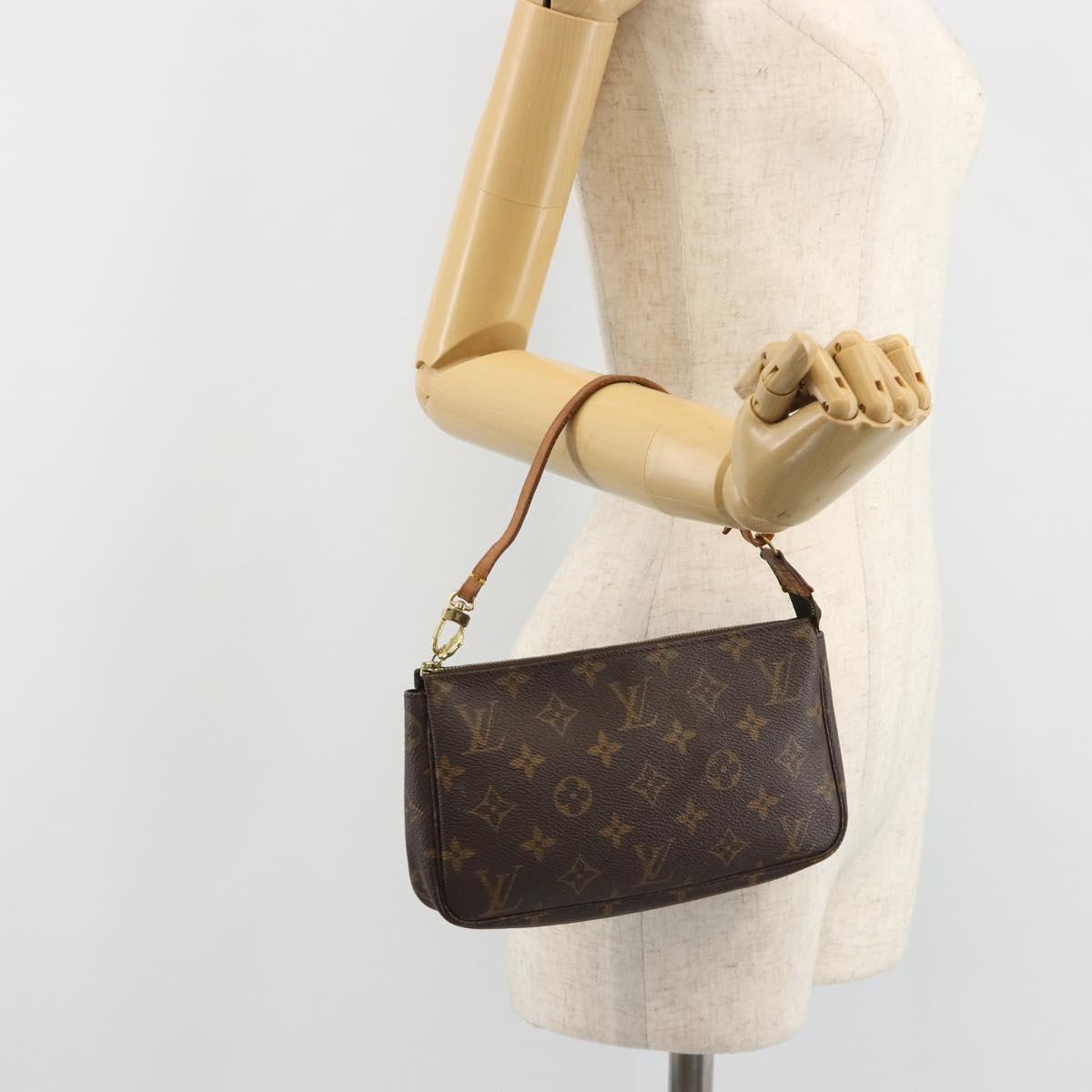 LOUIS VUITTON Monogram Pochette Accessoires Accessory Pouch M51980 Auth 183383