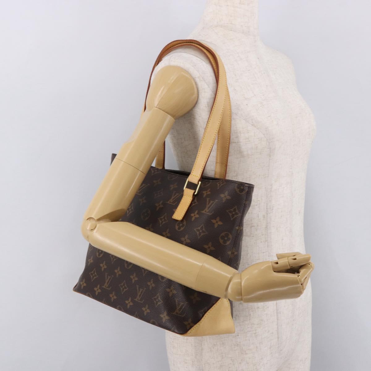 LOUIS VUITTON Monogram Cabas Piano Tote Bag M51148 LV Auth 183384V