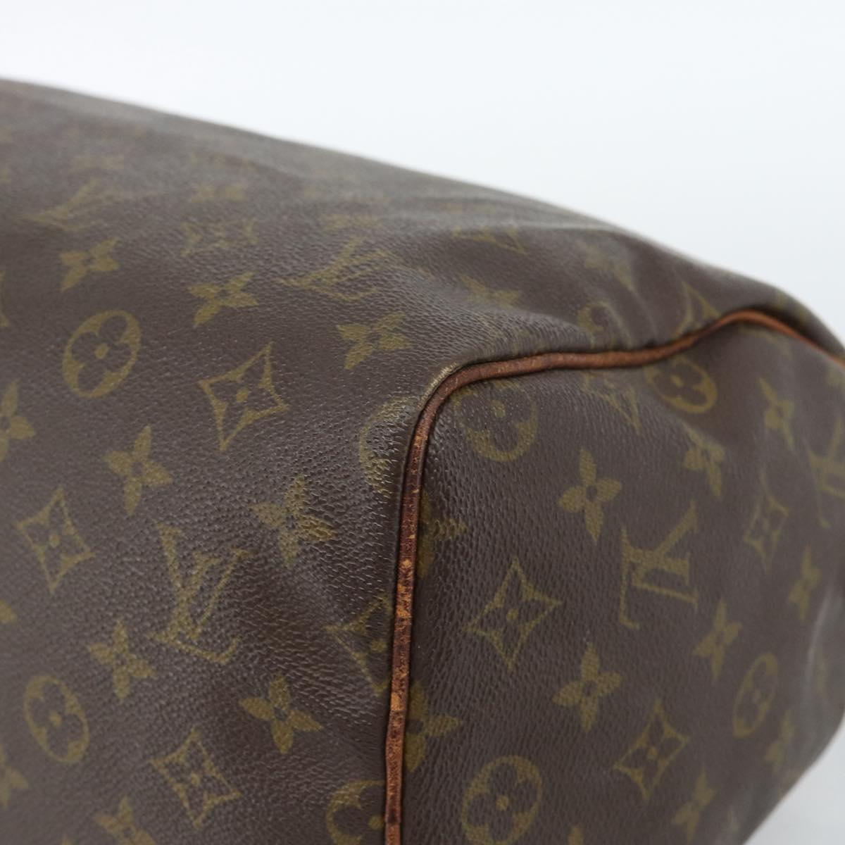 LOUIS VUITTON Monogram Speedy 30 Hand Bag M41526 LV Auth 183399