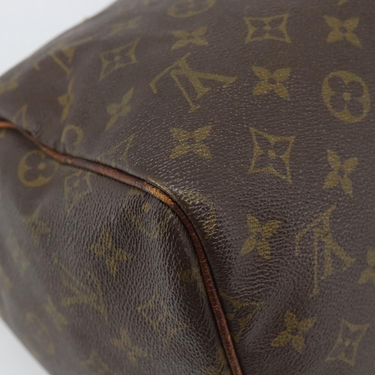 LOUIS VUITTON Monogram Speedy 30 Hand Bag M41526 LV Auth 183399