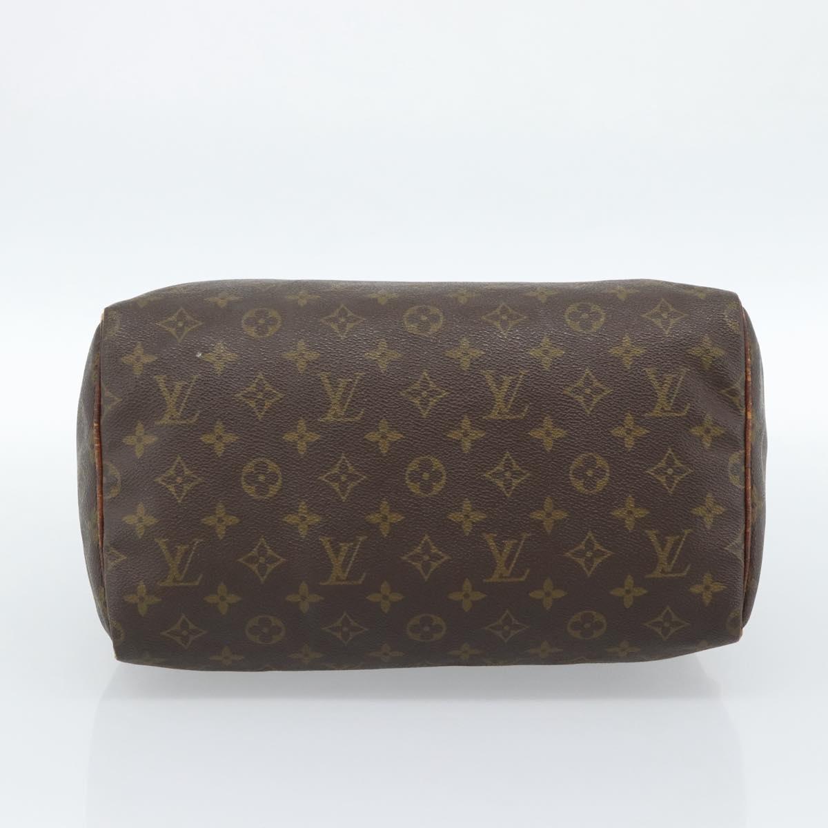LOUIS VUITTON Monogram Speedy 30 Hand Bag M41526 LV Auth 183399