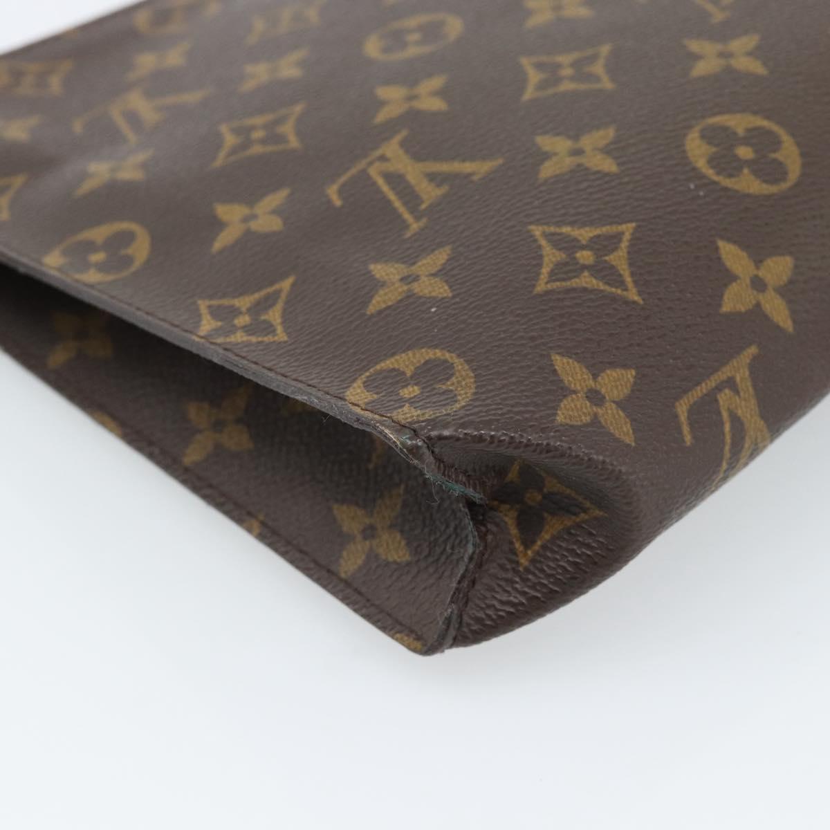 LOUIS VUITTON Monogram Poche Toilette 26 Pouch M47542 LV Auth 183404