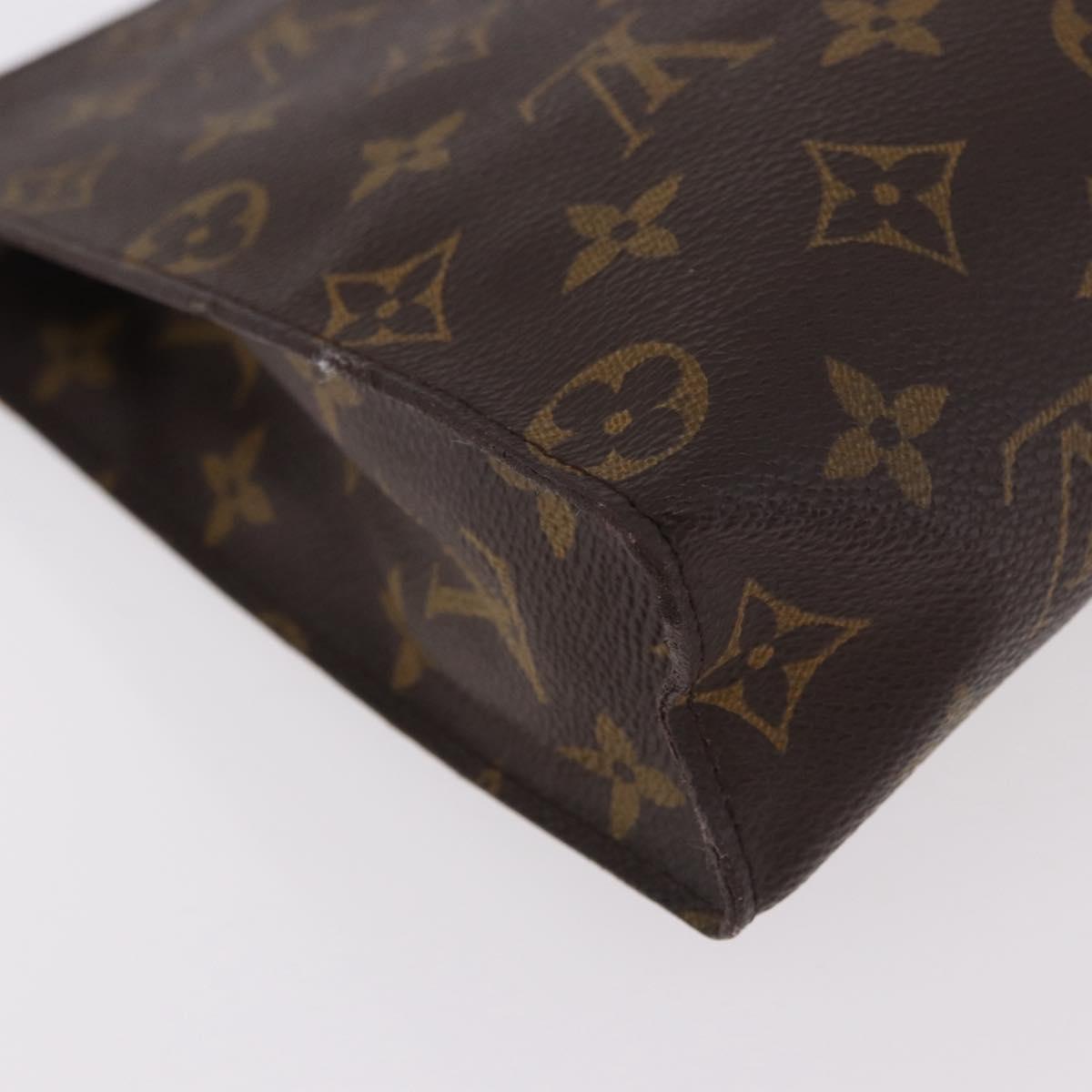 LOUIS VUITTON Monogram Poche Toilette 26 Pouch M47542 LV Auth 183411