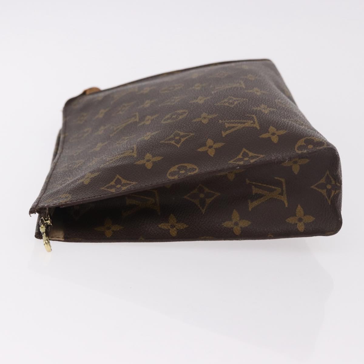 LOUIS VUITTON Monogram Poche Toilette 26 Pouch M47542 LV Auth 183411