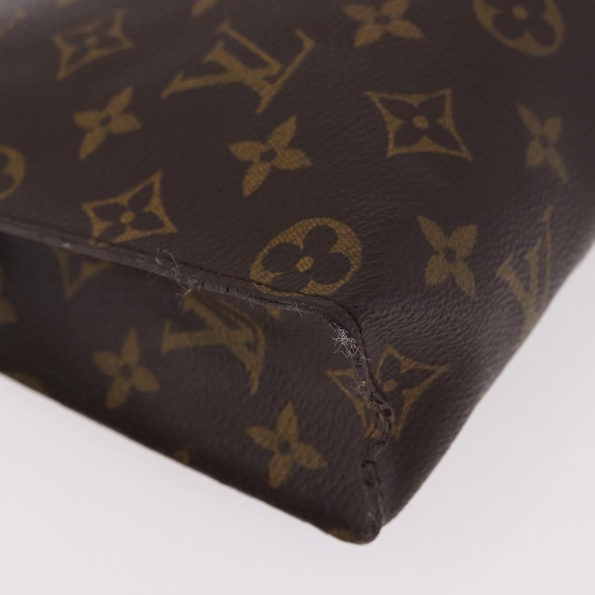 LOUIS VUITTON Monogram Poche Toilette 26 Pouch M47542 LV Auth 183411