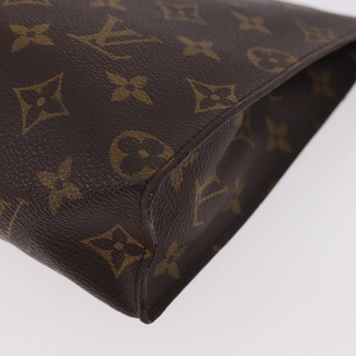 LOUIS VUITTON Monogram Poche Toilette 26 Pouch M47542 LV Auth 183411