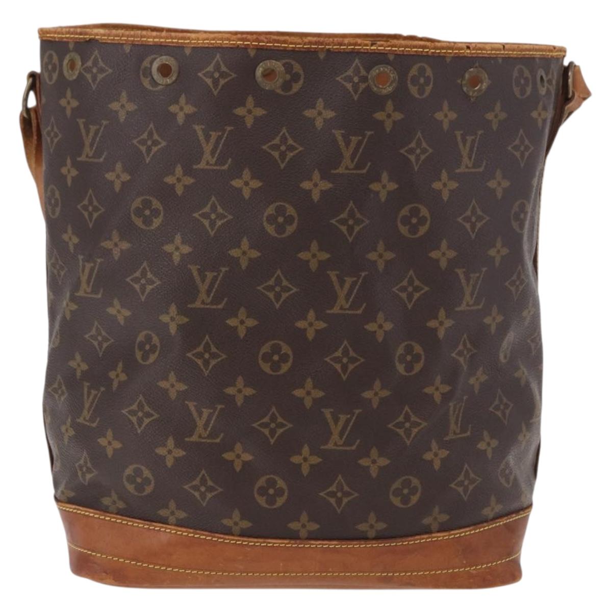 LOUIS VUITTON Monogram Noe Shoulder Bag M42224 LV Auth 183423