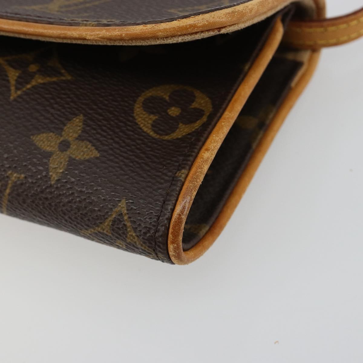 LOUIS VUITTON Monogram Pochette Twin PM Shoulder Bag M51854 LV Auth 183430