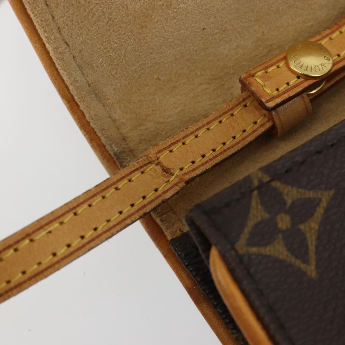 LOUIS VUITTON Monogram Pochette Twin PM Shoulder Bag M51854 LV Auth 183430