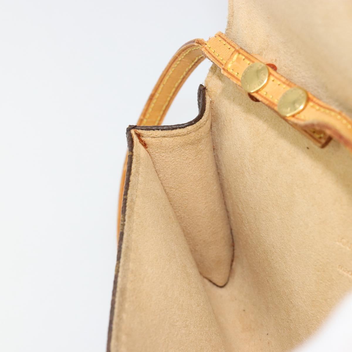 LOUIS VUITTON Monogram Pochette Twin PM Shoulder Bag M51854 LV Auth 183430