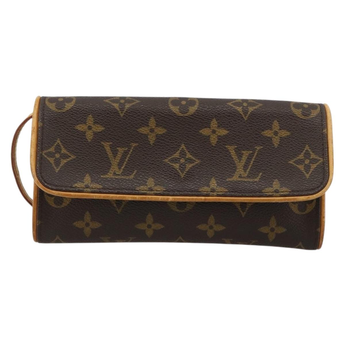 LOUIS VUITTON Monogram Pochette Twin PM Shoulder Bag M51854 LV Auth 183430