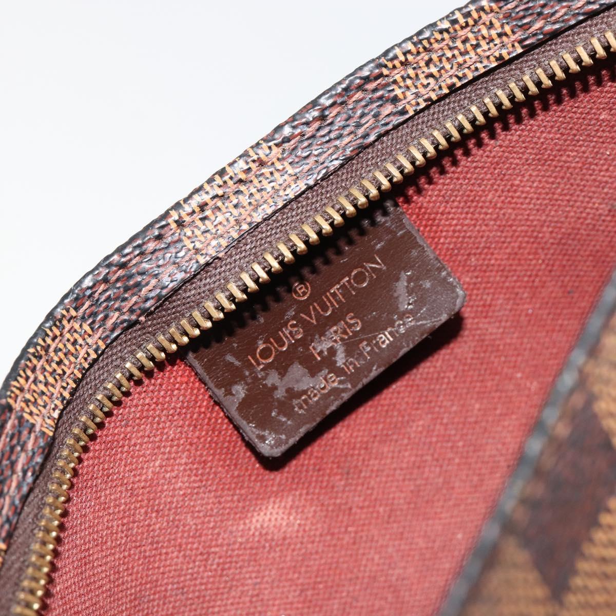 LOUIS VUITTON Damier Ebene Navona Accessory Pouch N51983 LV Auth 183433