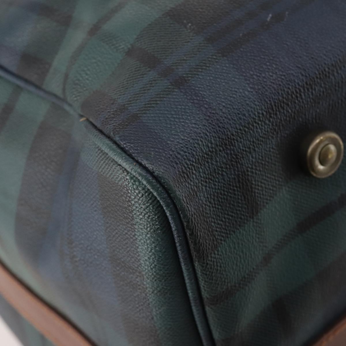 Polo Ralph Lauren Boston Bag Leather PVC 2way Green Auth 183444A