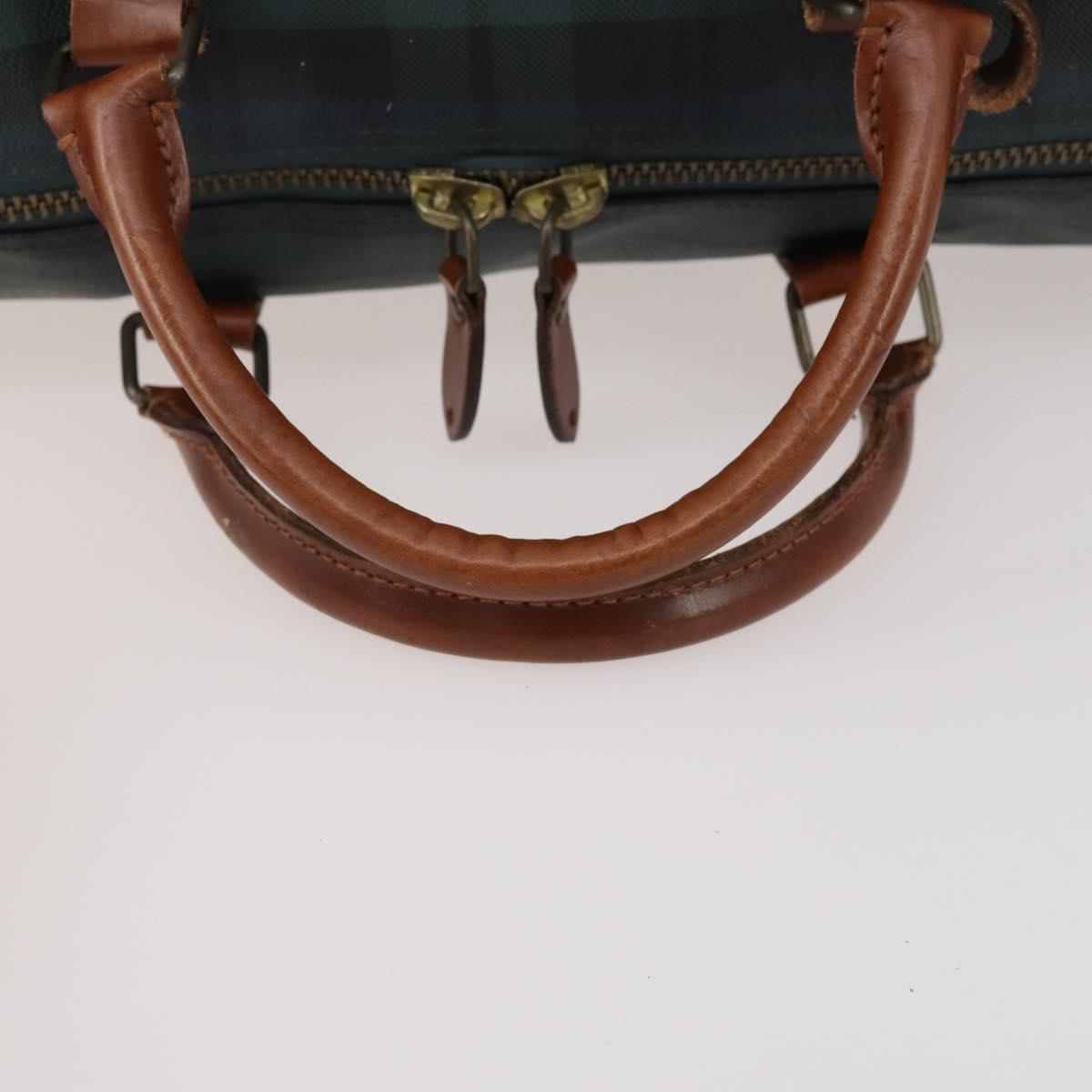 Polo Ralph Lauren Boston Bag Leather PVC 2way Green Auth 183444A