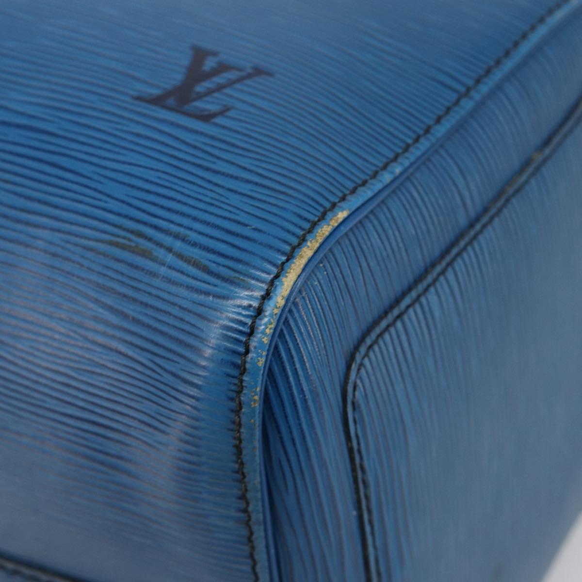 LOUIS VUITTON Epi Speedy 35 Hand Bag Toledo Blue M42995 LV Auth 183445