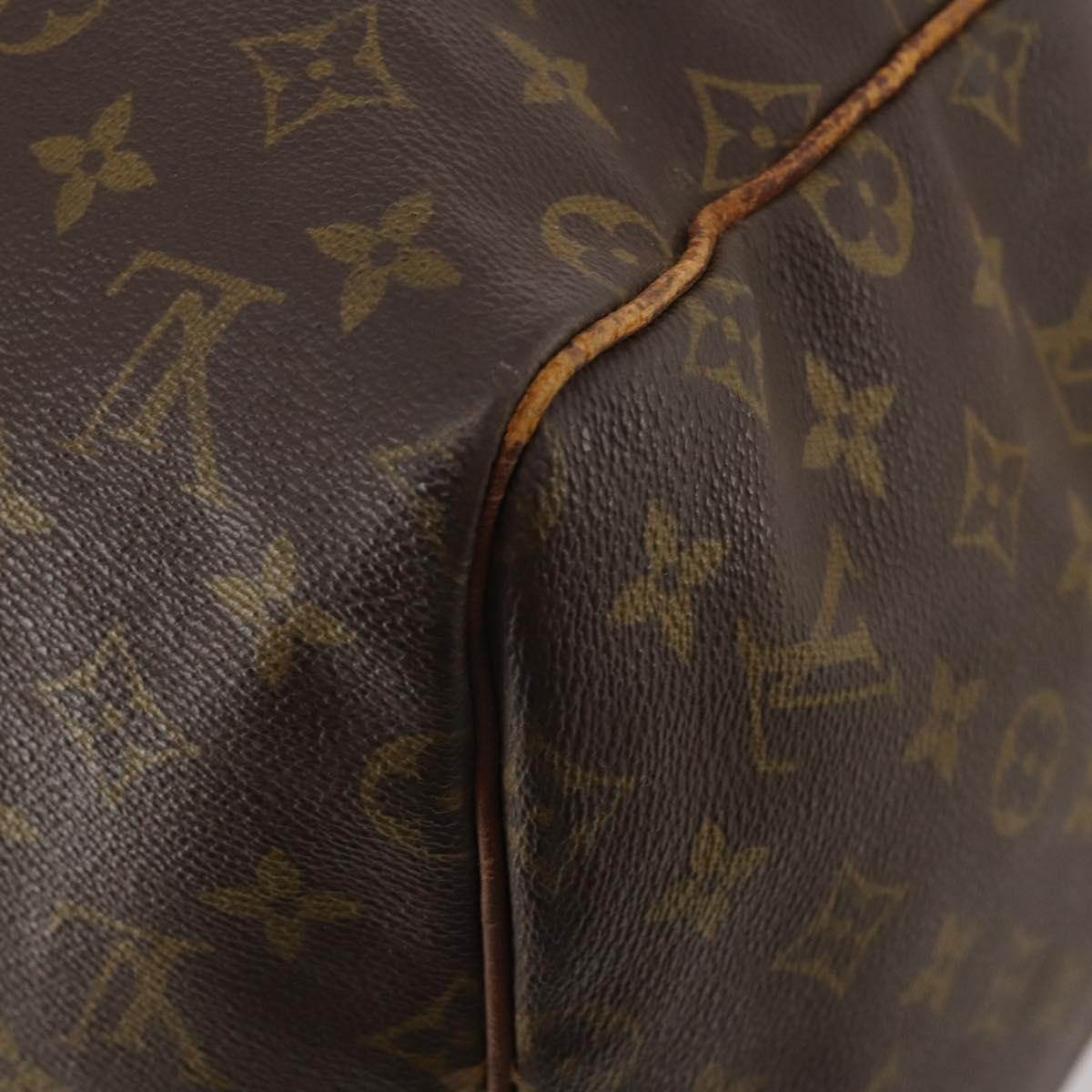 LOUIS VUITTON Monogram Keepall 55 Boston Bag M41424 LV Auth 183454