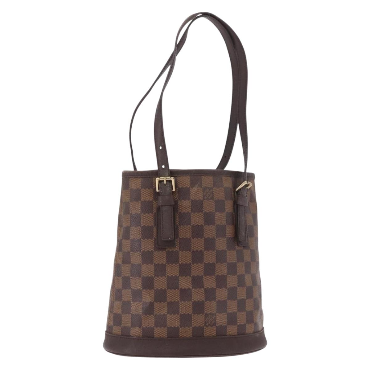 LOUIS VUITTON Damier Ebene Marais Shoulder Bag N42240 LV Auth 183474